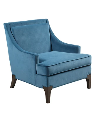 Martha Stewart Anna 30.75" Wide Fabric Arm Accent Chair