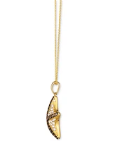 Le Vian Chocolate Diamond & Nude Diamond Starfish 20" Adjustable Pendant Necklace (1-1/3 ct. t.w.) in 14k Gold