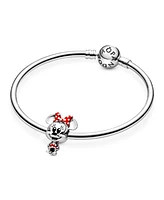 Pandora Sterling Silver Disney Minnie Mouse Dotted Dress Bow Charm