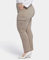 Nydj Plus Size Sheri Slim Cargo Jeans
