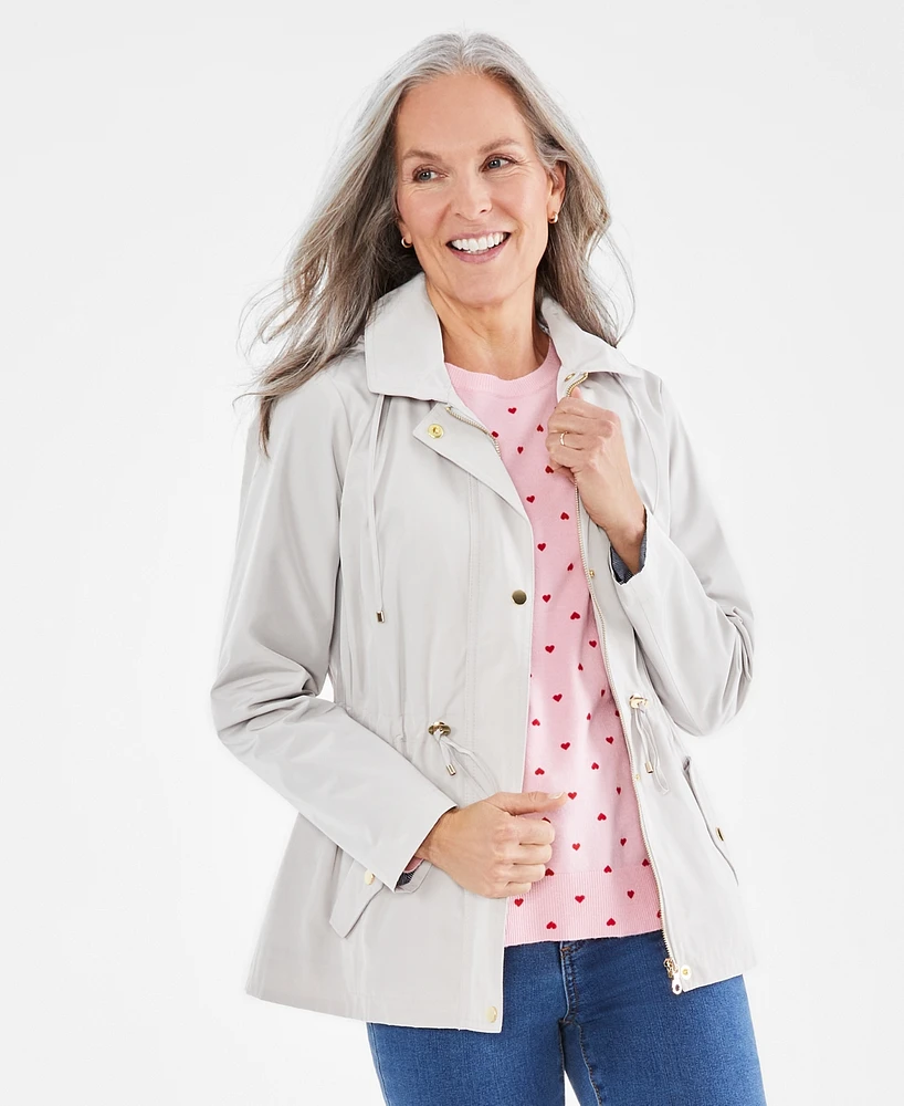 Style & Co Women's Hooded Anorak, Created for Macy's