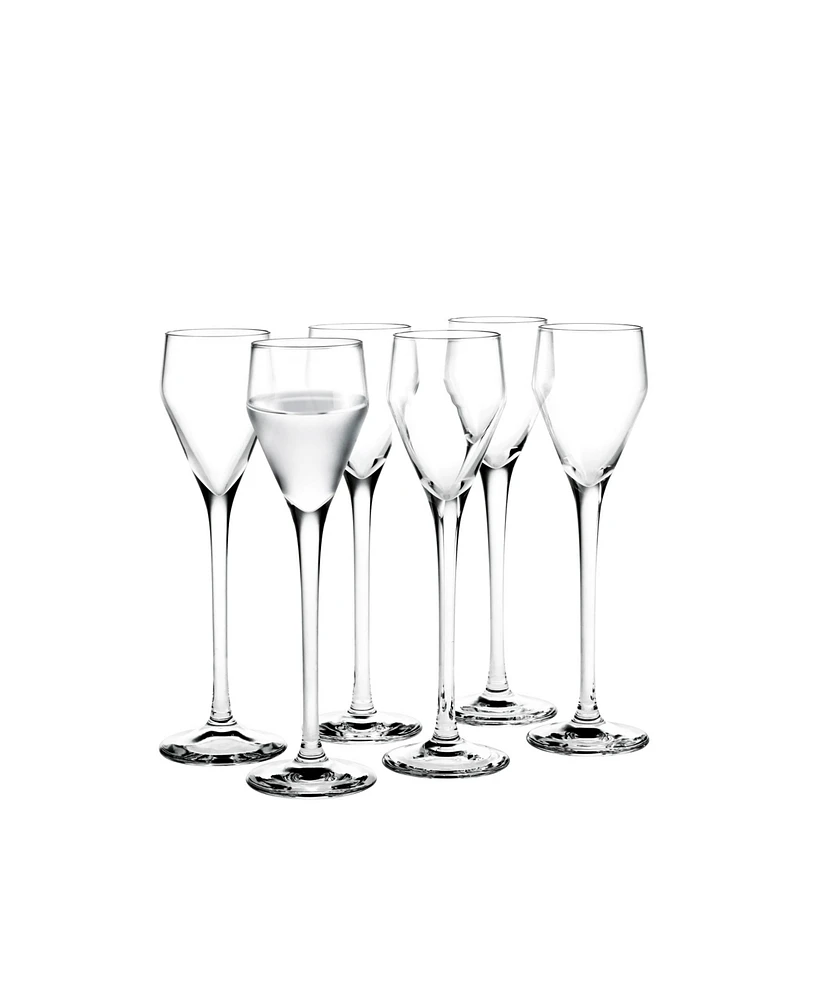Holmegaard Perfection Shot Glasses. Set of 6