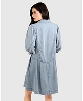 Belle & Bloom Supercut Denim Dress