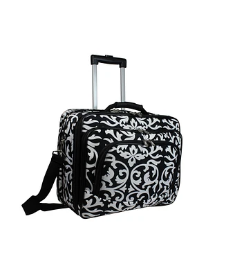 World Traveler 17-inch Rolling Laptop Case with Wheels and Handle