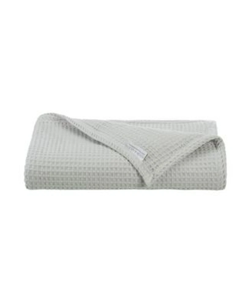 Haryana Luxury Waffle Weave Cotton Bed Blanket King Bed Size 108x90 In. Color Options Warm Blanket For Bedrooms