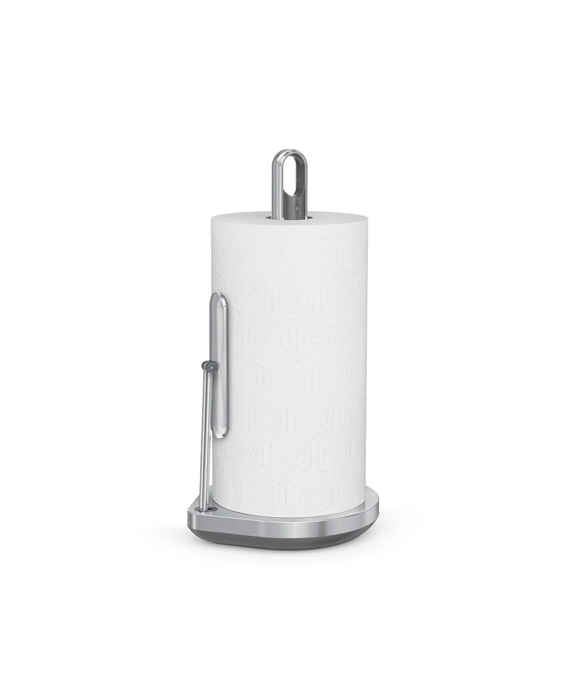 simplehuman Tension Arm Kitchen Paper Towel Holder with Spray