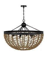 Lillington 6 Light 24" Height Metal Pendant
