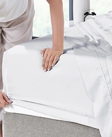California Design Den Deep Pocket King Fitted Sheet Only - 400 Thread Count 100% Cotton Sateen Warm Chocolate Brown