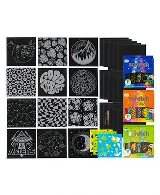Art 101 Scratch Art Kit, 3 Pack