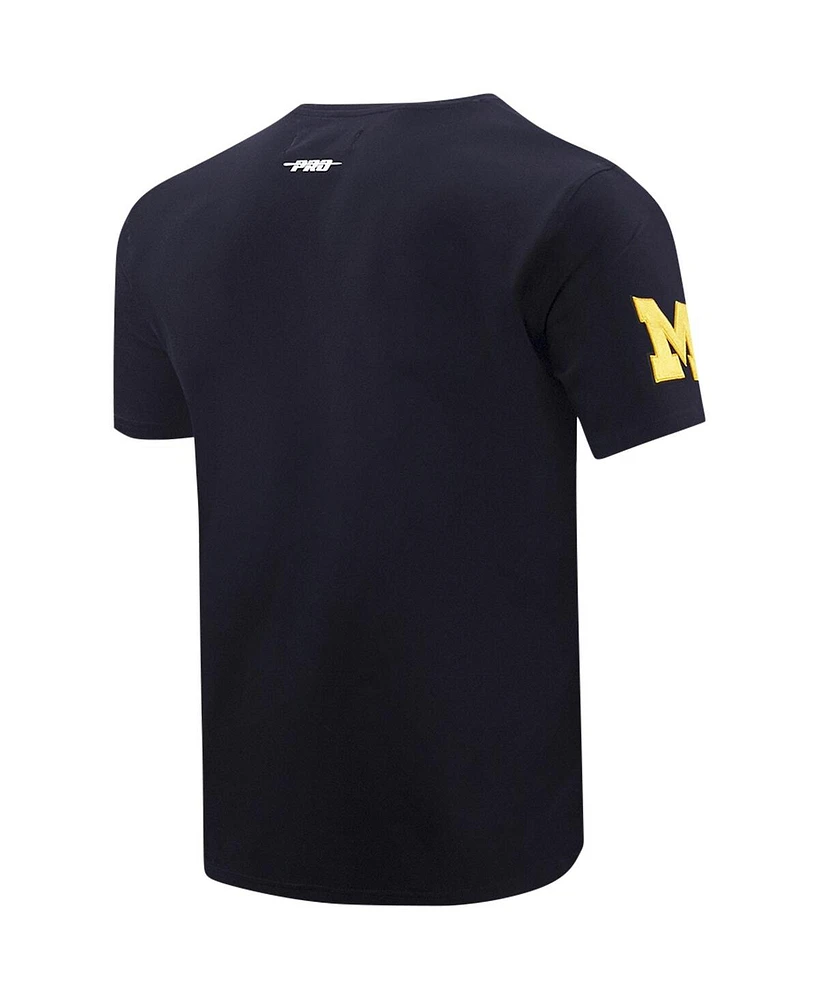 Men's Pro Standard Navy Michigan Wolverines Classic T-shirt
