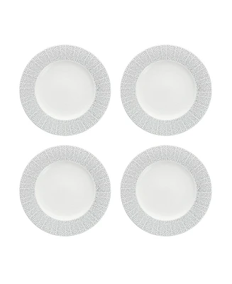 Fortessa Amanda Embossed Salad Plates, Set of 4