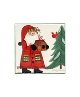 Old St. Nick Trivet with Bird House