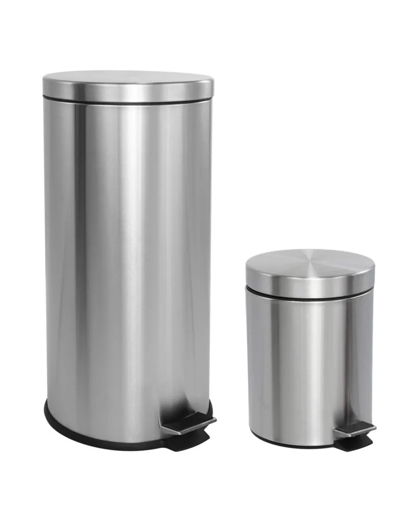 Oscar Step-Open Trash Can with Mini Trash Can