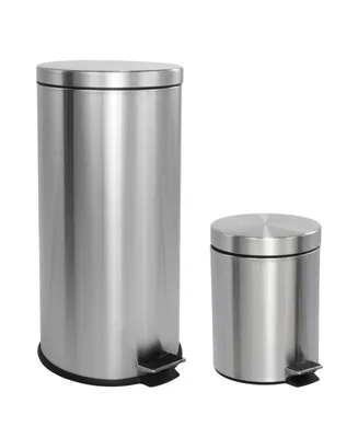 Oscar Step-Open Trash Can with Mini Trash Can