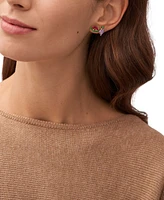 Fossil X Willy Wonka Special Edition Women's Gold-Tone Stainless Steel Components Earrings Set