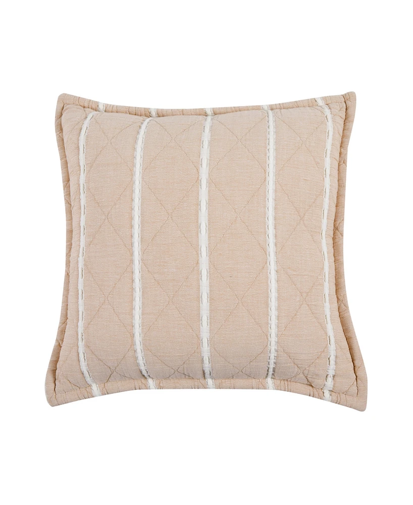 White Sand Playa Square Decorative Pillow Cover, 20" x 20"