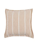 White Sand Playa Square Decorative Pillow Cover, 20" x 20"