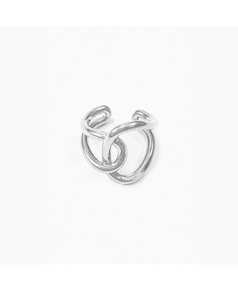 Breena Two Irregular Shaped Statement Open Ring
