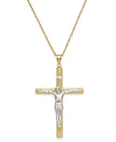 Men's Crucifix Pendant in 10k Gold
