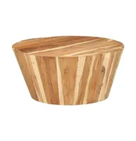 Coffee Table ˜25.6"x12.2" Solid Acacia Wood