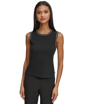Karl Lagerfeld Paris Women's Knit Tank Top