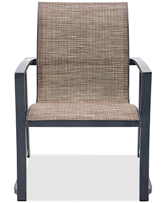 Wythburn Mix and Match Sleek Sling Outdoor Dining Chair, Created for Macy's