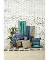 50" x 60" Tabb Surf & Boulder Super Soft Cozy Accent Throw Blanket