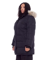 Women's Plus - Aulavik | Mid-Length Hooded Parka Coat