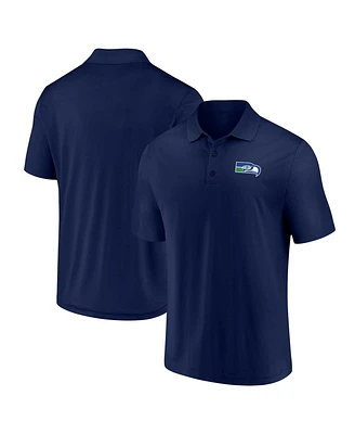 Men's Fanatics College Navy Seattle Seahawks Component Polo Shirt