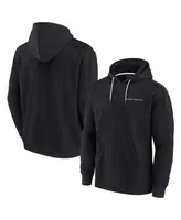 Men's and Women's Fanatics Signature Black Inter Miami Cf Super Soft Fleece Pullover Hoodie