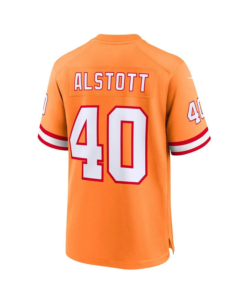 Big Boys Nike Mike Alstott Orange Tampa Bay Buccaneers Retired Player Game Jersey