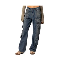 Women's Baggy boyfriend cargo jeans