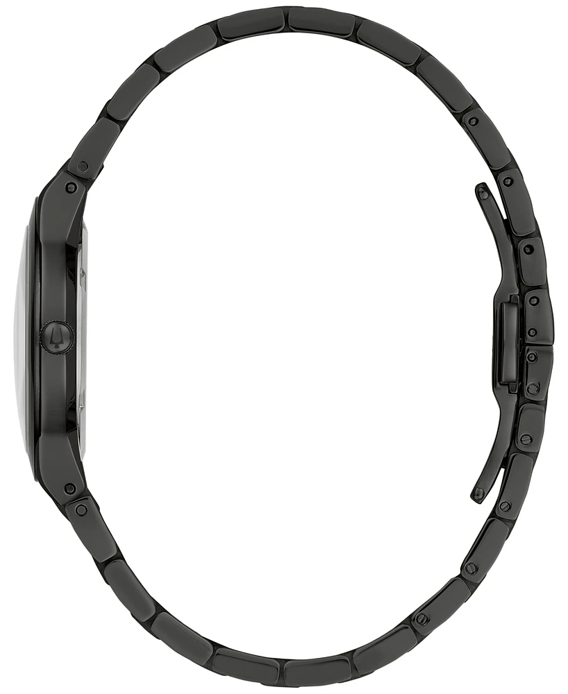 Bulova Women's Modern Millennia Black-Tone Stainless Steel Bracelet Watch 32mm