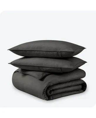 Bare Home Linen Queen Duvet Cover Set