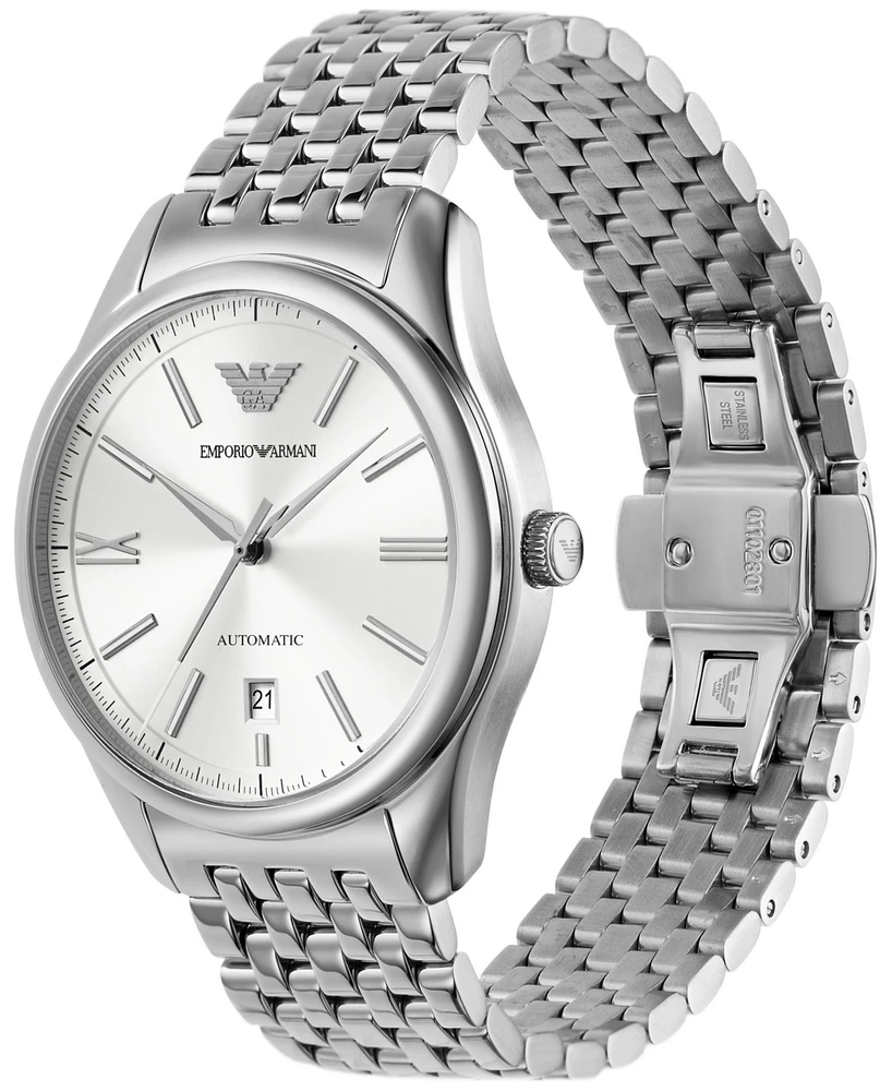Emporio Armani Men's Automatic Stainless Steel Bracelet Watch 41mm