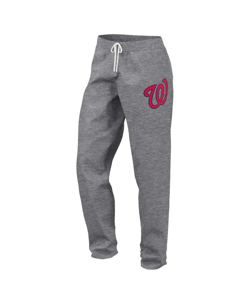 Women's Fanatics Gray Washington Nationals Legacy Pullover Hoodie and Sweatpants Set