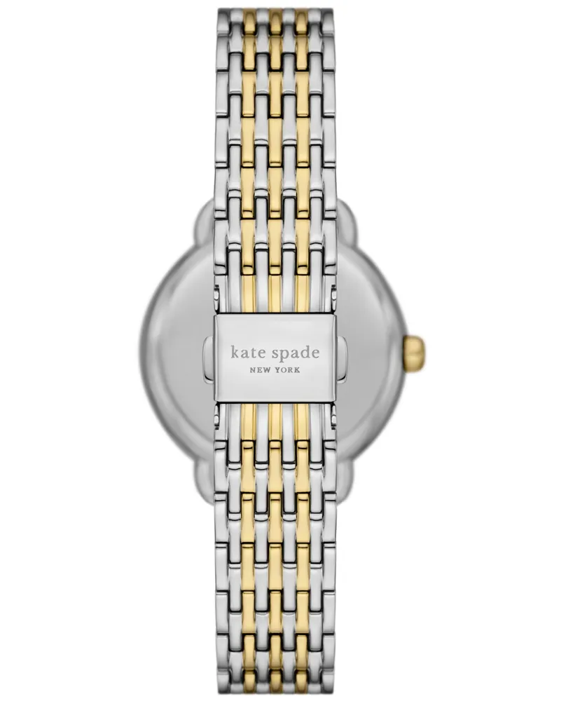kate spade new york Women's Lily Avenue Three Hand Two-Tone Stainless Steel Watch 34mm