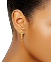 Cubic Zirconia Multi-Shape Dangle Drop Earrings in Sterling Silver, Created for Macy's