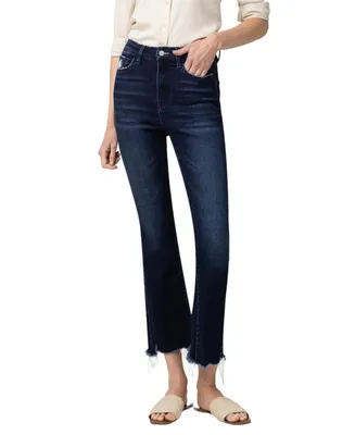 Flying Monkey Women's High Rise Kick Flare Jeans