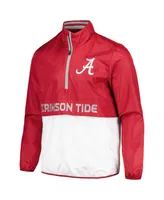 Men's G-iii Sports by Carl Banks Crimson Alabama Tide Cornerman Half-Zip Top