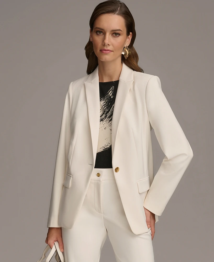 Donna Karan New York Women's One Button Blazer