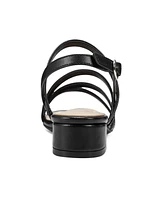 Easy Spirit Women's Gretel Open Toe Strappy Dress Sandals - Black