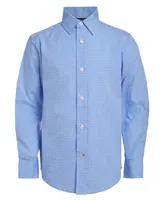 Tommy Hilfiger Long-Sleeve Button-Up Shirt, Big Boys