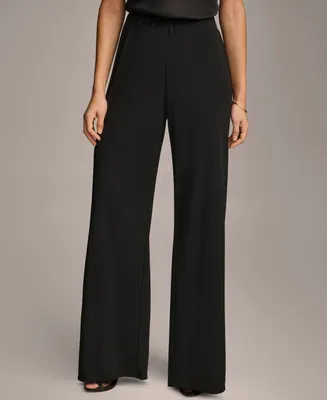 Donna Karan New York Women's Wide-Leg Jersey Pants