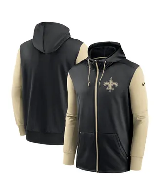 Men's Nike Black New Orleans Saints Performance Full-Zip Hoodie
