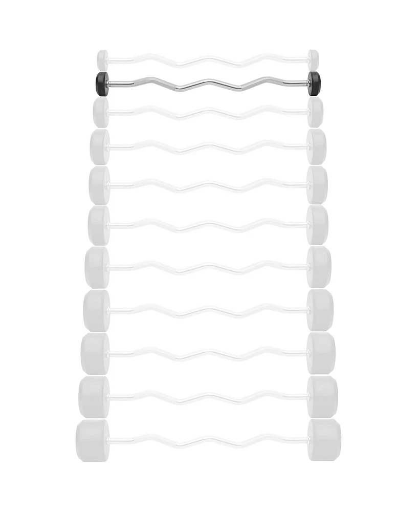 Philosophy Gym Rubber Fixed Barbell