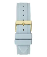 Guess Women's Analog Blue Silicone Watch 39mm