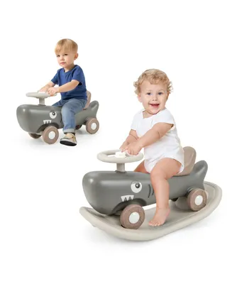 Inolait Convertible Rocking Horse and Sliding Car with Detachable Balance Board