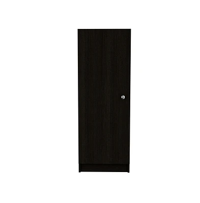 Depot E-shop Uluru Kitchen Pantry, Single Door Cabinet, Four Interior Shelves