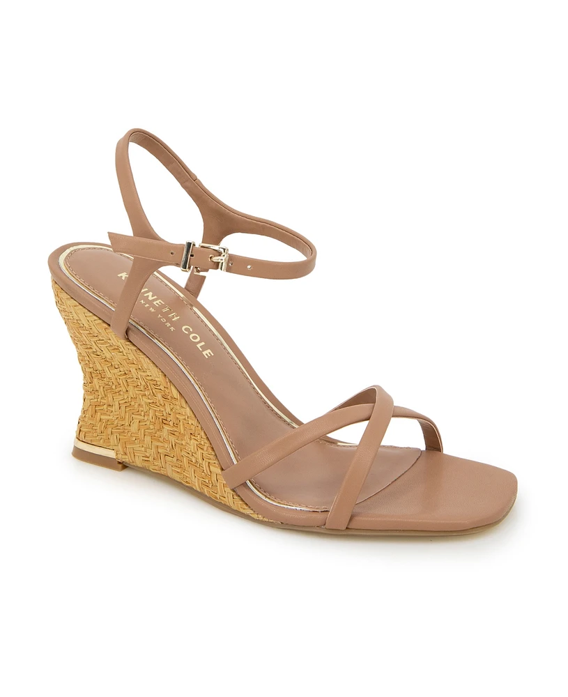 Kenneth Cole New York Women's Freya Strappy Wedge Sandals